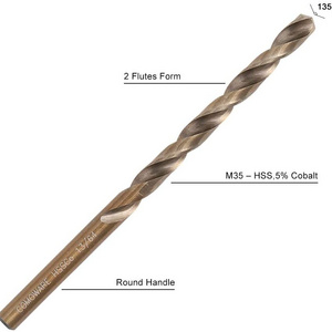 Shank & Twist Drill Bits for Steel,metal DIN Standard HSS Straight High Speed Steel Metal Drilling,metal Drilling Customized OEM