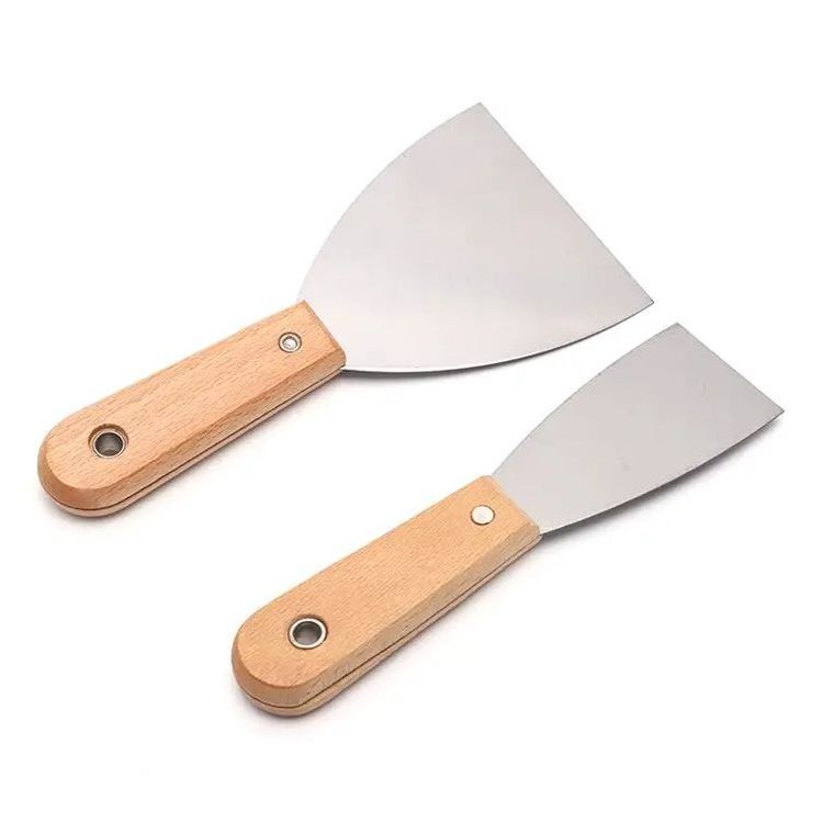 Factory New Style Floor Cleaning Building Tools Stainless Steel Putty Scraper Putty Knife for Tile