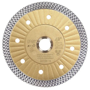 4/4.5/7"Super Thin Hot Pressed Multi Holes Diamond Turbo Saw Blade