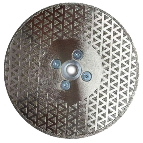 4.5 Inch Diamond Continuous Rim Cutting and Grinding Discs Single Side Coated Electroplated Granite Marble Tile Cutting Blade