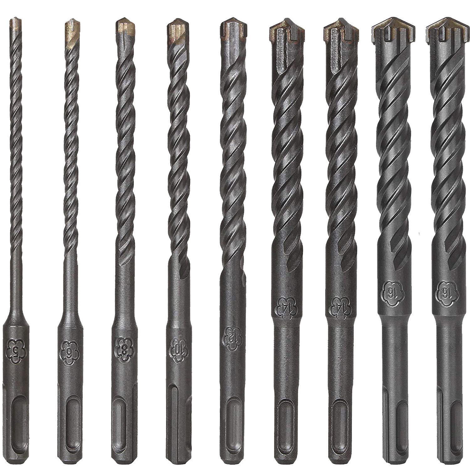 5/6/8/10/12/14/16mm Cross Type Tungsten Steel Alloy SDS Plus Electric Hammer drill bits for Masonry Concrete