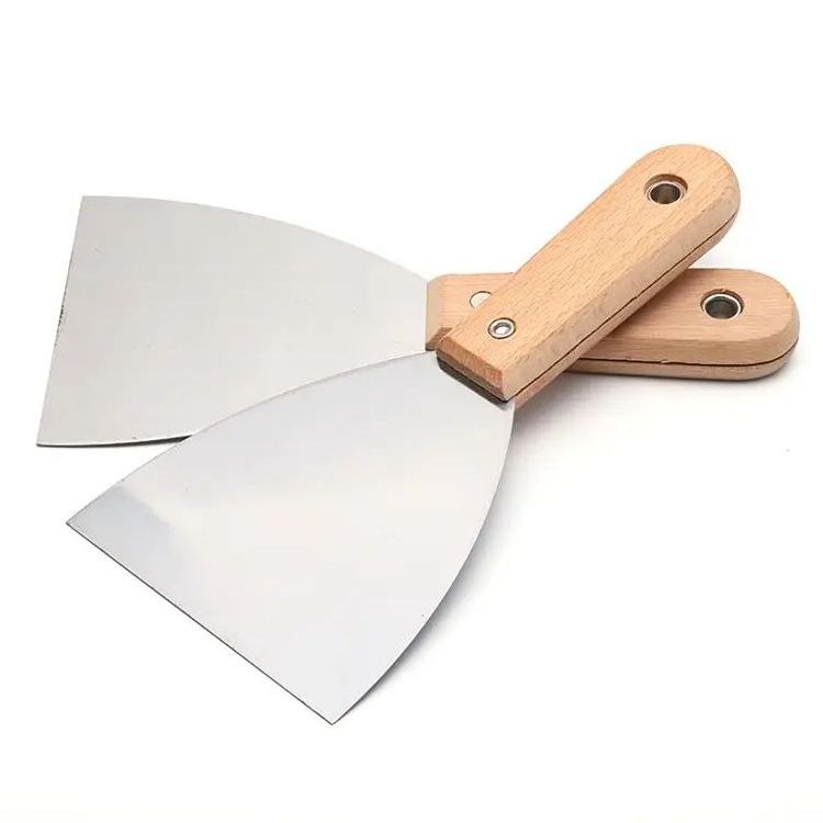 Factory New Style Floor Cleaning Building Tools Stainless Steel Putty Scraper Putty Knife for Tile