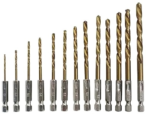 HSS M35 Drill Bits Set Cobalt 5% Parallel Shank Twist Drill Bits For Stainless Steel/Steel/Metal