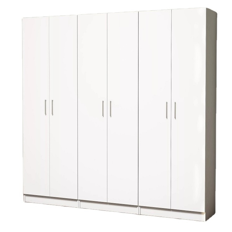 2/3/4/5/6doors white new design cheap wardrobe bedroom wardrobe closet