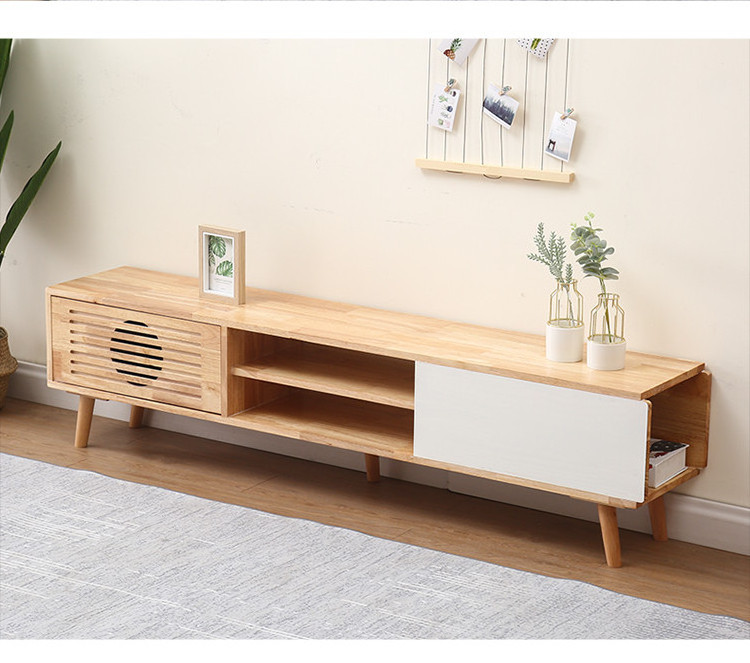 Nordic TV cabinet tea table combination modern simple small family furniture combination