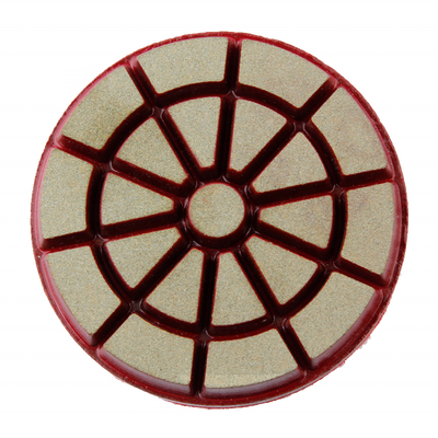 Factory wholesale 3inch diamond  dry and wet ceramic concrete floor  polishing pad