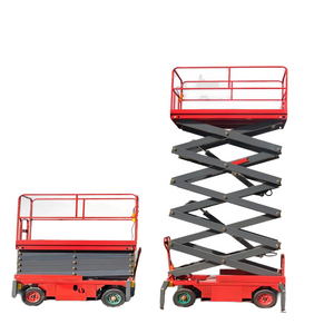 New 6m 12m Self-Propelled Hydraulic Scissor Lift Warehouses Man-Lifting Automatic Scaffolding