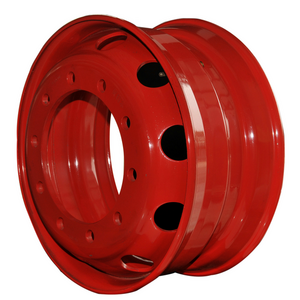 Red color high quality 16 inch car steel wheel rim (ZW-5.50F-16)