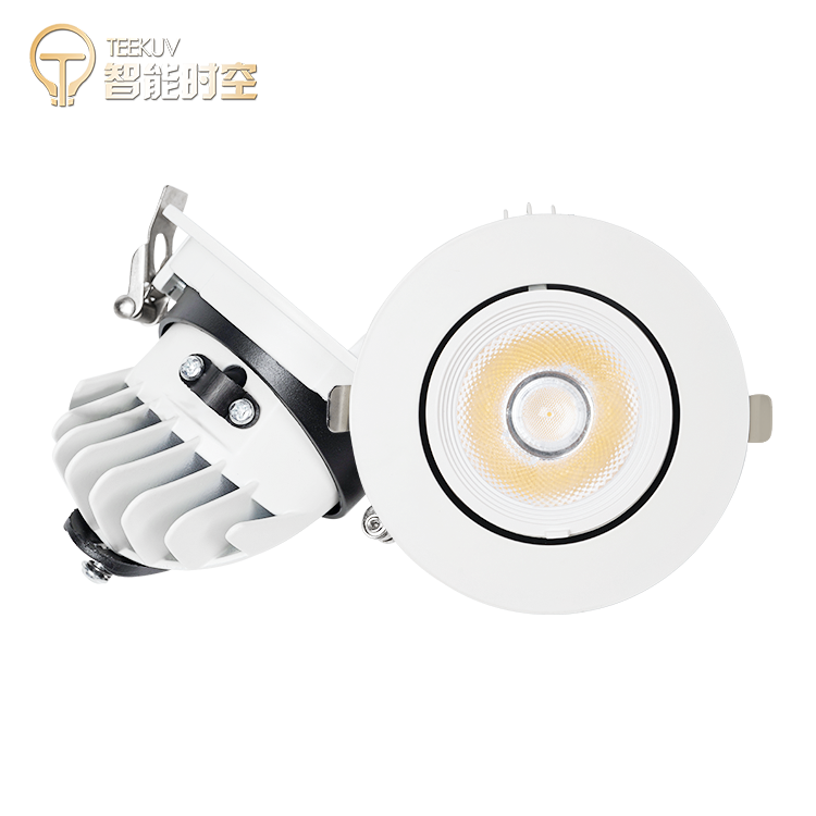 G-lights High Lumen Recessed Lighting Gimbal Led Downlight 10w 15w 24w 36w Adjustable Led Wall Washer Led Spot Light