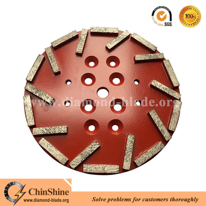 10 inch diamond concrete grinding plate for Edco and Blastrac floor grinder