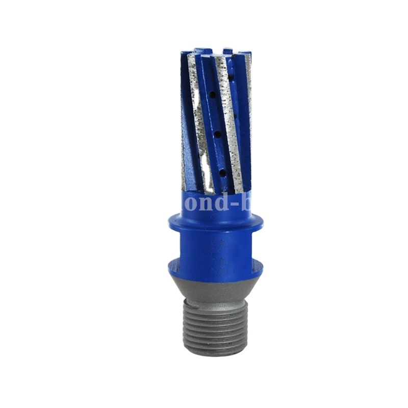 Sintered diamond CNC finger router bits for milling granite, marble and hard stone