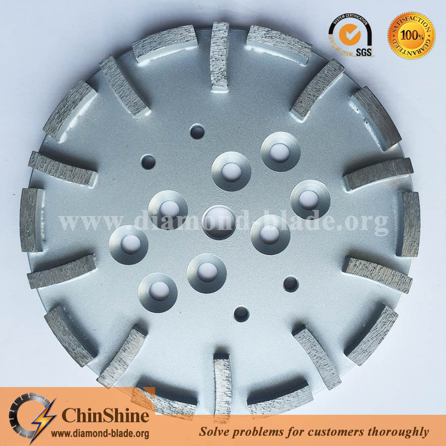 10 inch diamond concrete grinding plate for Edco and Blastrac floor grinder