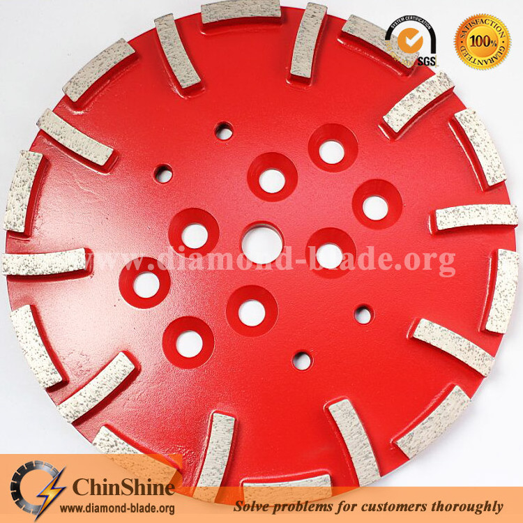 10 inch diamond concrete grinding plate for Edco and Blastrac floor grinder