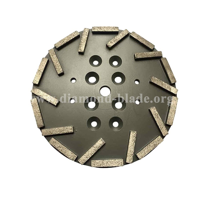 10 inch diamond concrete grinding plate for Edco and Blastrac floor grinder