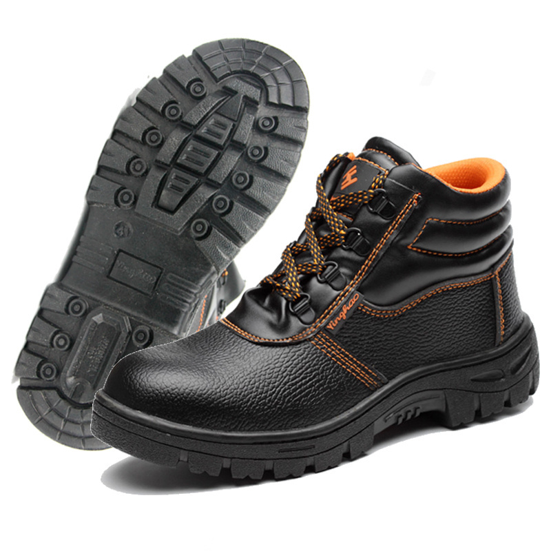 Cheap original protective construction men wide steel toe safety shoes price wide work boots