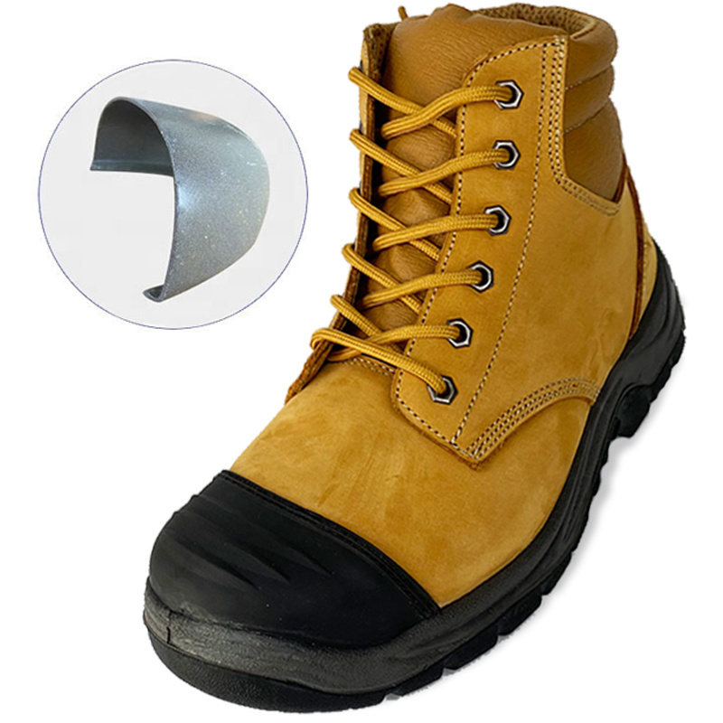 Custom Leather Construction Safety Waterproof Insulated Steel Toe Brunt Work Boots For Men