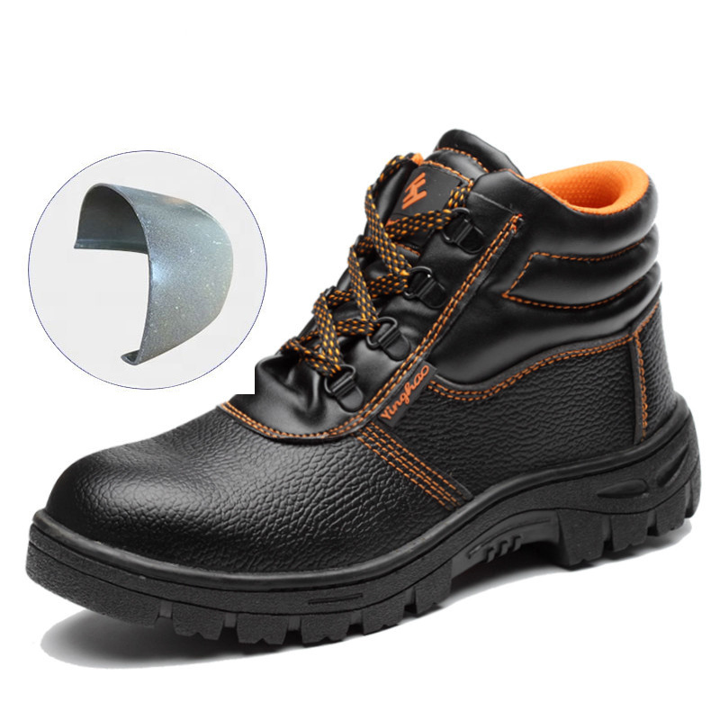 Cheap original protective construction men wide steel toe safety shoes price wide work boots