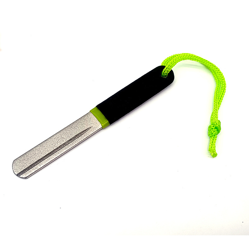 Fishing gear accessories camping outdoor mini sharpener diamond finishing hook grinding file