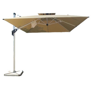 Outdoor Sun Umbrella Courtyard Villa Garden Terrace Sun Umbrella, commercial stand outdoor Rome umbrella Logo