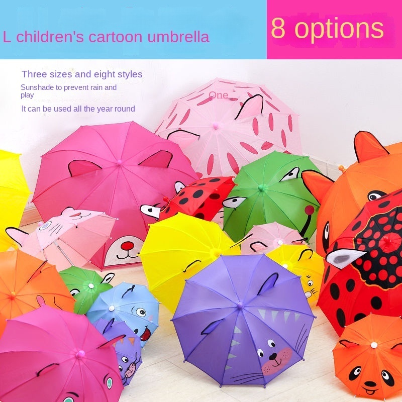 Small umbrella mini toy ear decoration student scooter cell phone umbrella take-out wholesale