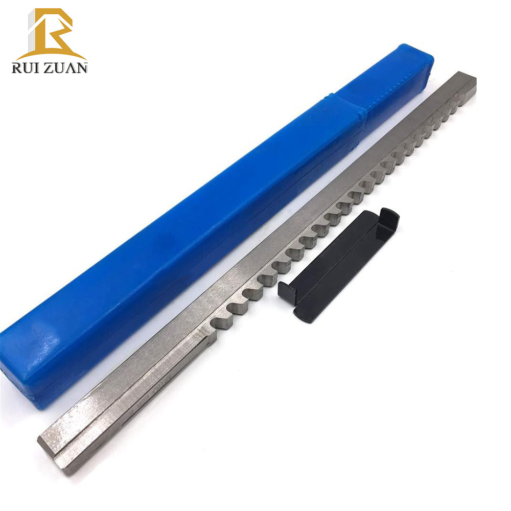 HSS M2 Inch Size 8mm keyway broaching tool  High Hardness Broaches factory sale   Cutting Tools Keyway Broaches