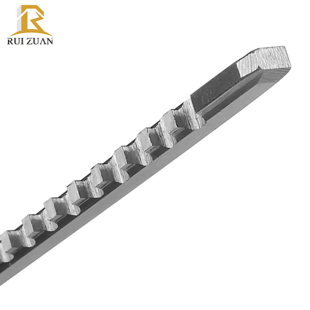 RUIZUAN OEM/ODM broaching tool size 2-25mm broche cutting length 6-150 HSS Keyway Broach Tools With Shims Keyway Broaches