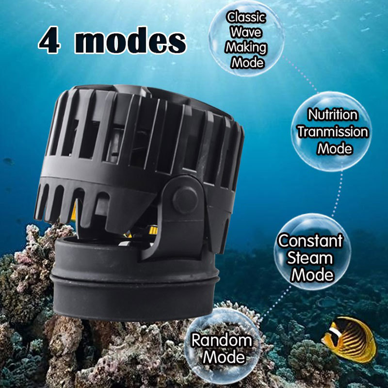 ZKSJ Wave Maker Circulation Pump with 10-Lev Speed and 3 Wave Patterns and 6 Wave Modes for Aquarium Fish Tank Pond(Slim 10000)