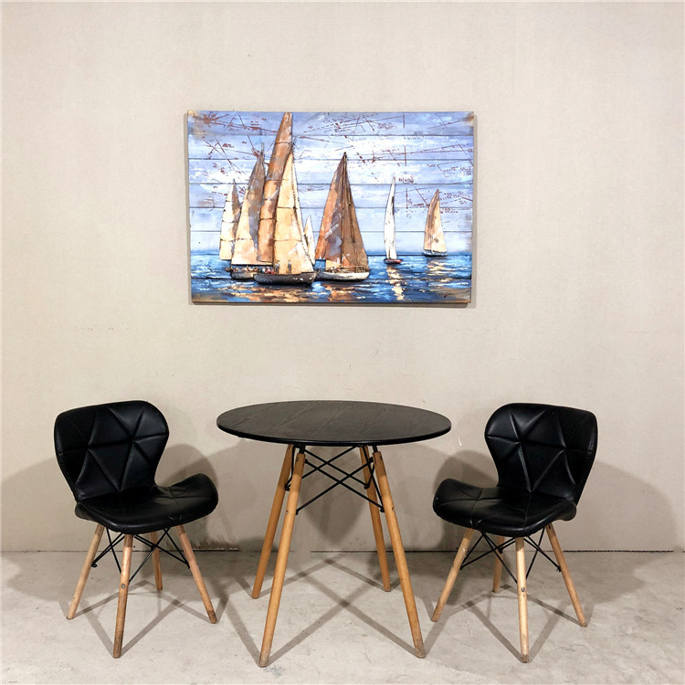 3d Sailboat Decor Painting Funny Wall Art Decor Living Room Restaurant