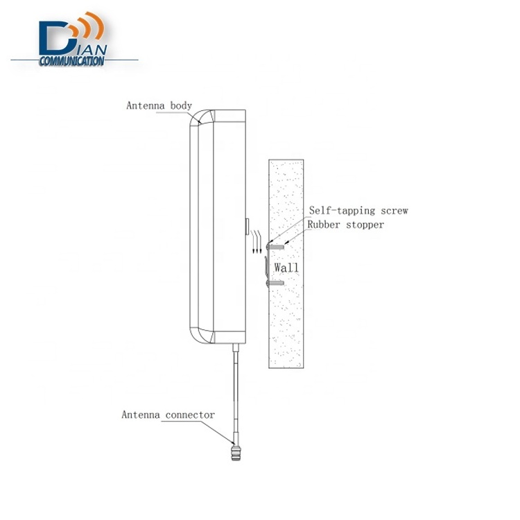 Factory Price Indoor Outdoor 3G 4G 5G WIFI Wireless  Directional Panel Antenna Wall Mount Mimo External Antenna