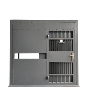 Steel dual-structure jail prison security door for sale