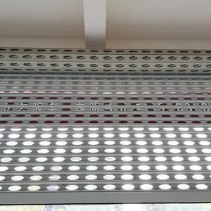 Industrial electric steel roll up perforated grid roller shutter