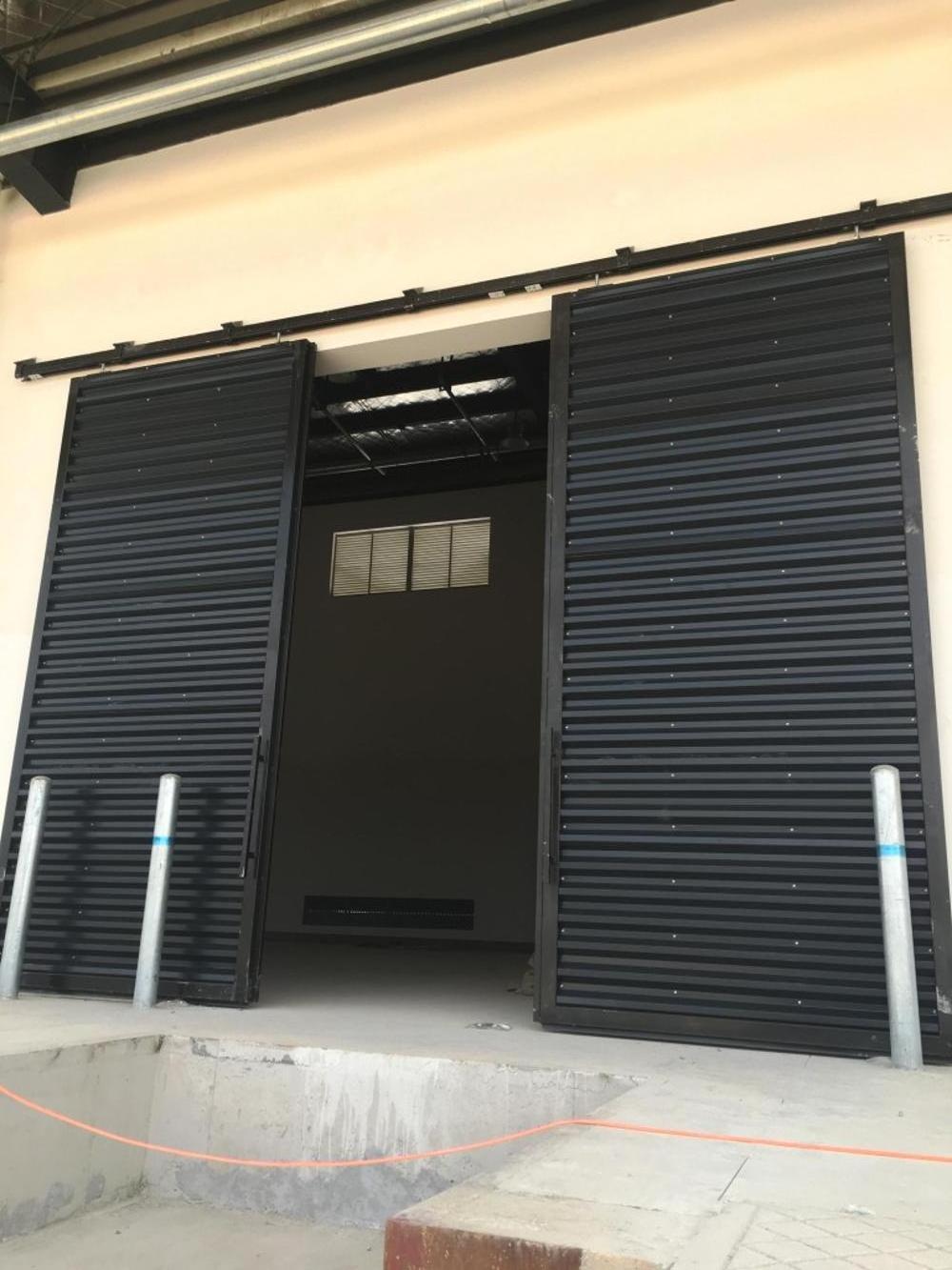 Chinese Supplier steel Industrial Automatic Warehouse Sliding Door