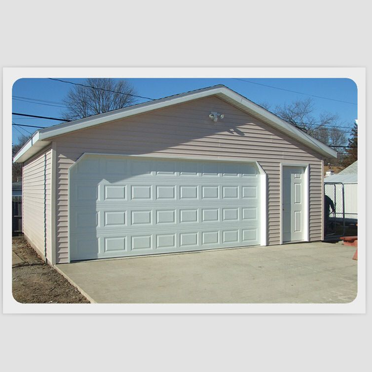 Automatic sectional 12x7 steel garage entry doors with window