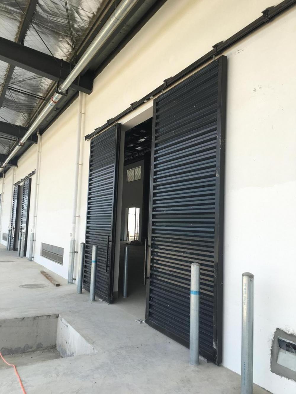 Chinese Supplier steel Industrial Automatic Warehouse Sliding Door