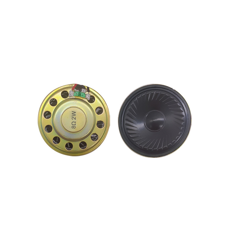 50mm Diameter Speaker 8 Euro 2W Iron Case Ultra Thin Internal Magnetic Speaker Toy Intercom Small Speaker