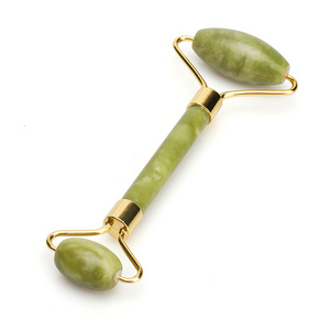 Natural quartz facial massage for wrinkle remover skin therapy private label massager jade face roller