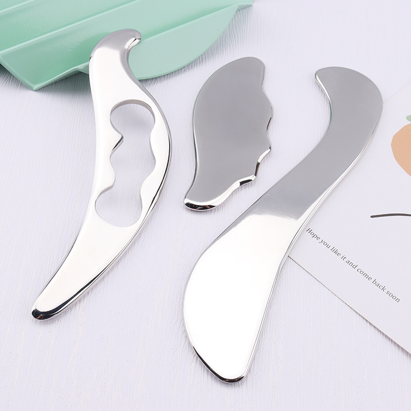 Gua Sha Massage Tool Stainless Steel Body Massage Gua Sha Scrapping Board For SPA