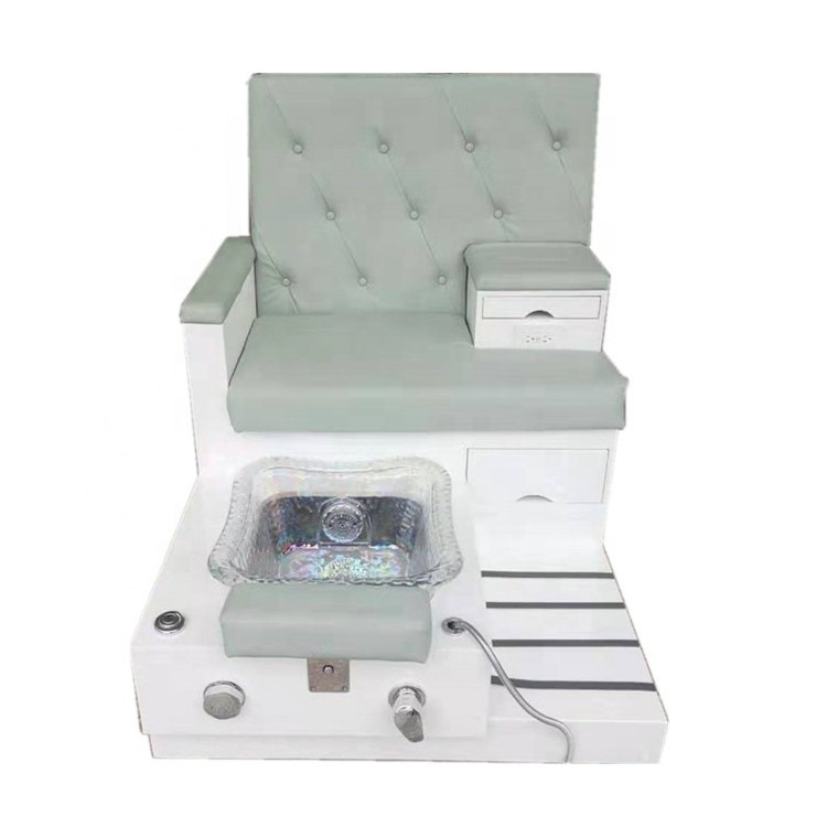 Diant Luxury Pedicure and Foot Massage Chair, Removable Ceramic Beauty Salon Pedicure Stool FRP Heating Tub