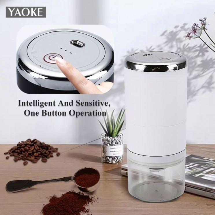 Small Grinding Household Mini Coffee Bean Grinder Mill USB Rechargeable Portable Electric Coffee Grinder Machine