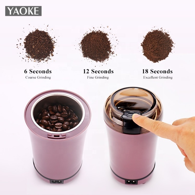 Premium 12v Portable Multifunctional Herb Grinder Electric Cordless USB Rechargeable Mini Coffee Bean Spice Grinder