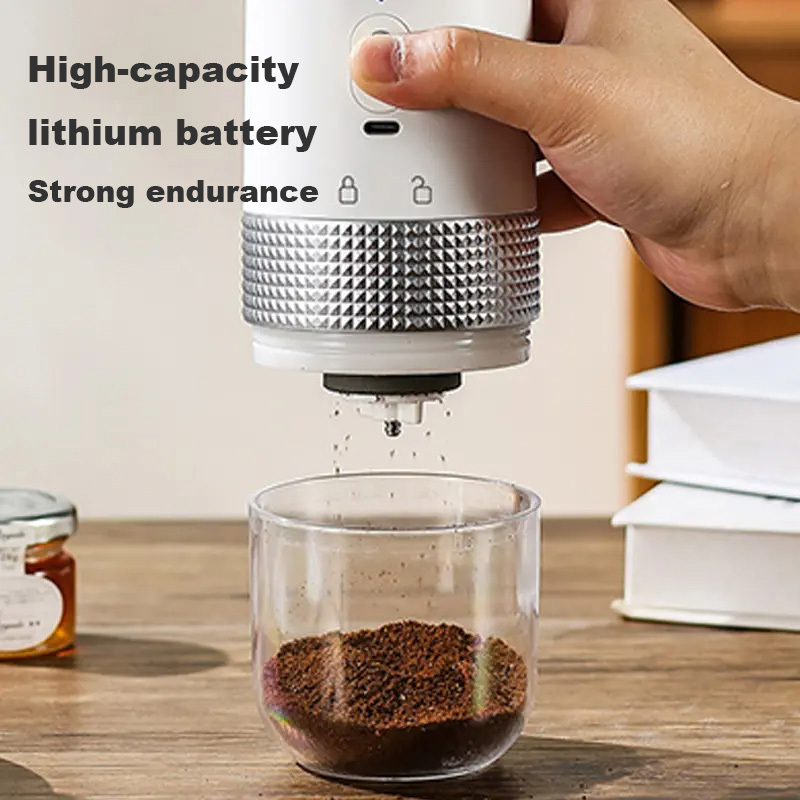 Automatic Burr Coffee Grinder Machine Portable USB Charging Mini Electric Coffee Bean Grinder