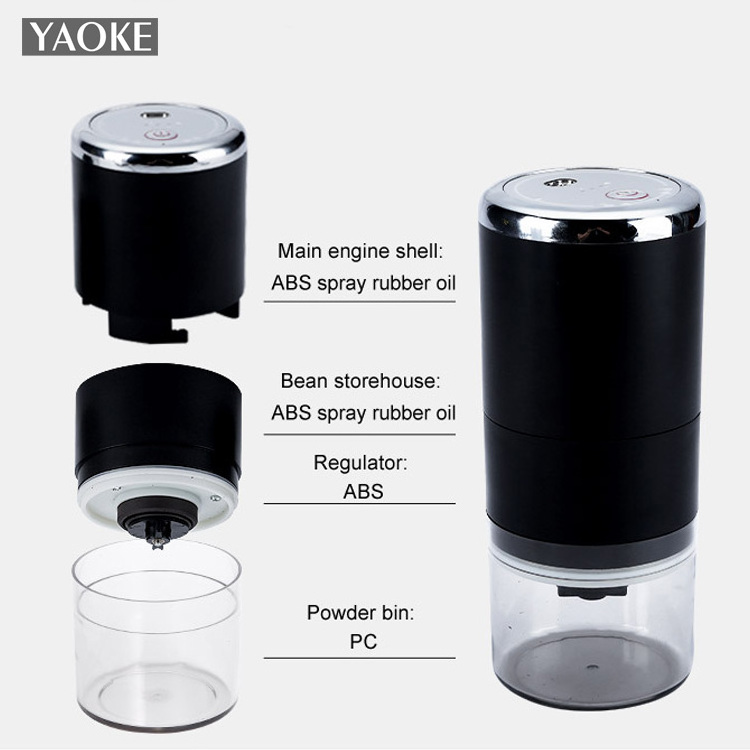 Small Grinding Household Mini Coffee Bean Grinder Mill USB Rechargeable Portable Electric Coffee Grinder Machine