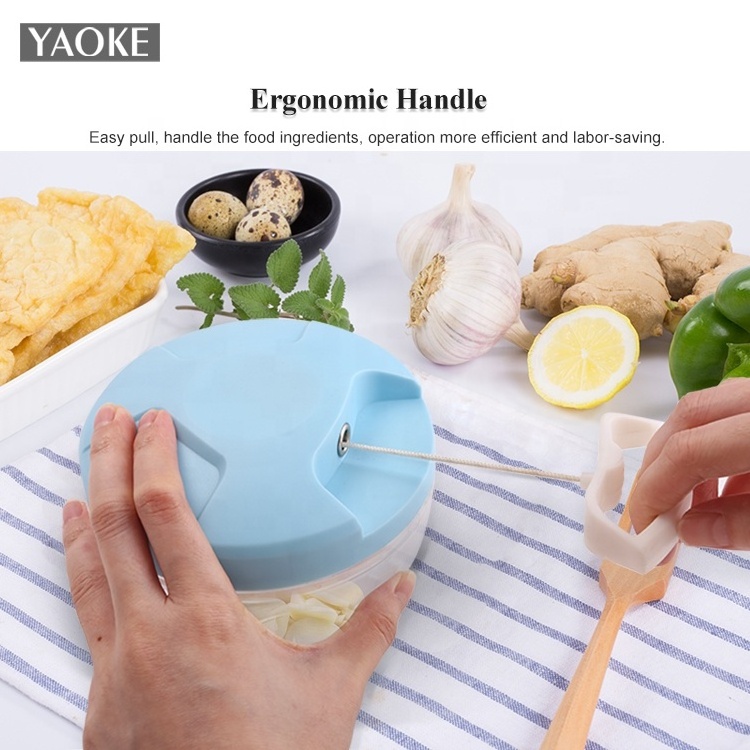 Hot Sale Household Kitchen Electric Chopper Garlic Pepper Multifunction Manual Chopper