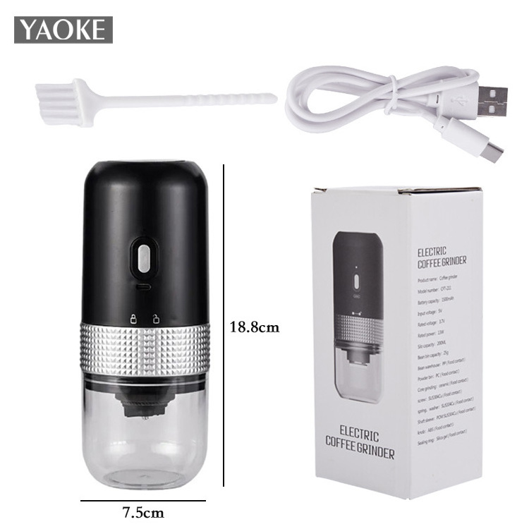 USB Charging Portable Mini Coffee Spice Grinder Machine Grinder Coffee Electrical Coffee Bean Grinders