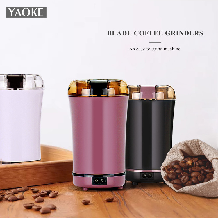 Top Quality Small Grinding Electric Spice And Coffee Grinder Smart Portable Mini Rechargeable Coffee Bean Grinder Machine