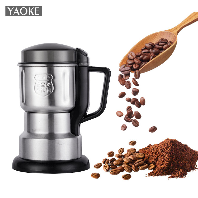 Electric Blade Coffee Bean Grinder Portable Stainless Steel Grinder Coffee Spice Grinder Machine