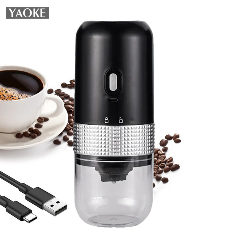 Stainless Steel Automatic Cordless Coffee Grinder Electric Usb Small Electric Automatic Coffee Grinder