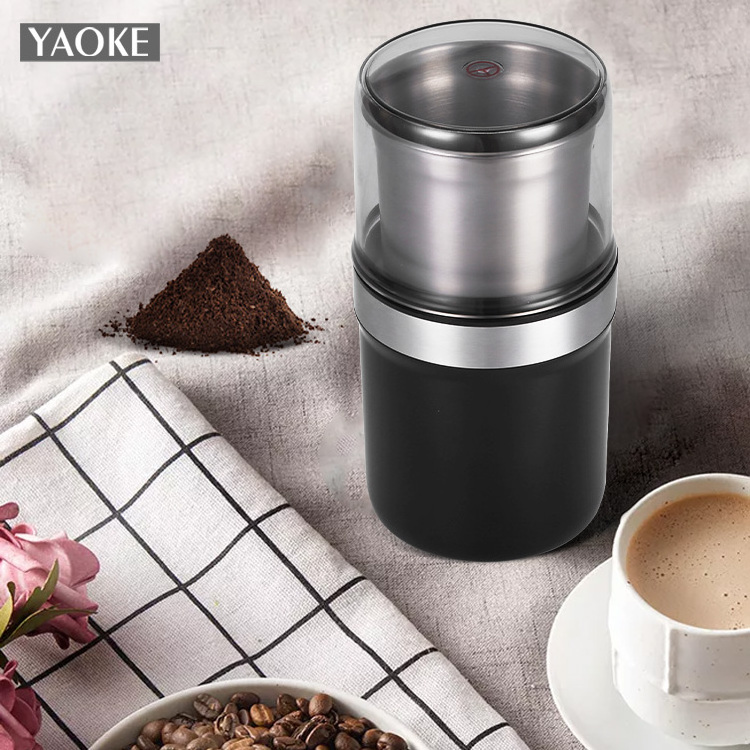 Automatic Grinding Machine Small Coffee Mill USB Portable Stainless Steel Electric Mini Spice Coffee Bean Grinder