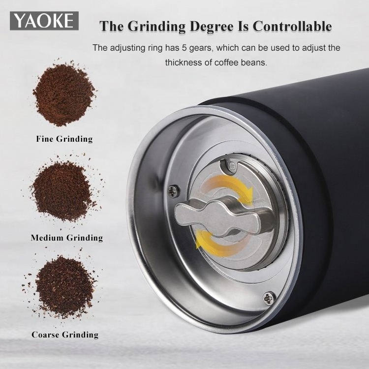 Small Cordless Electric Mini Blade Coffee Grinder Burr Office Portable Coffee Bean Grinder Machine for Sale