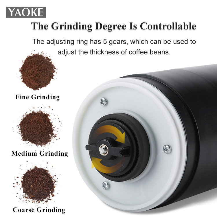 Small Grinding Household Mini Coffee Bean Grinder Mill USB Rechargeable Portable Electric Coffee Grinder Machine